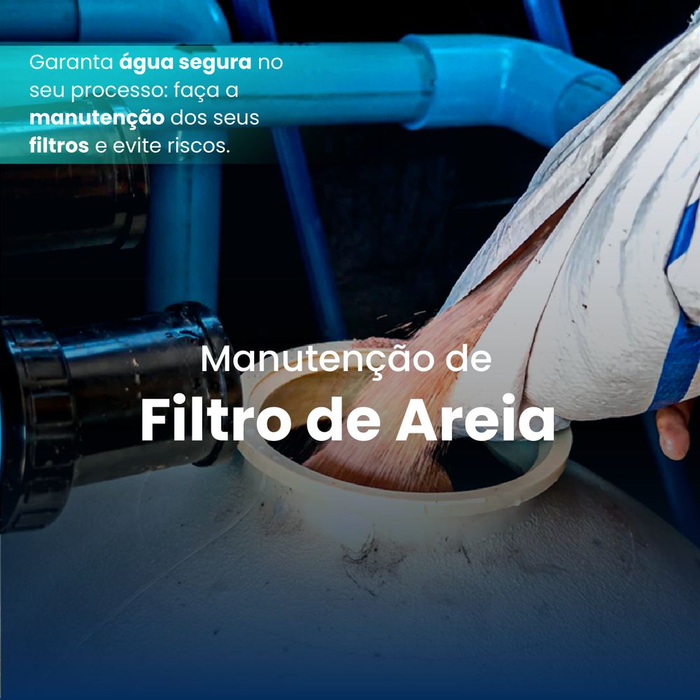 Manutenção de filtro de areia
