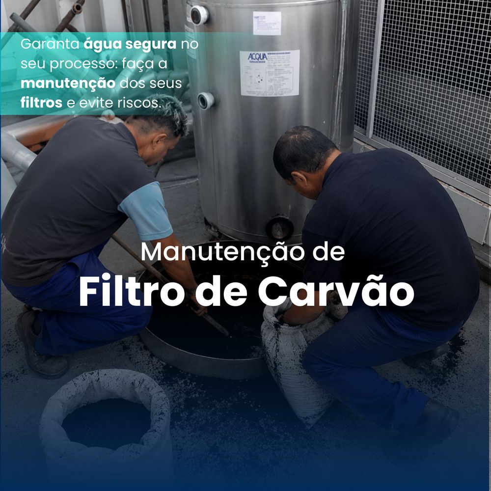 Manutenção de filtro de carvão